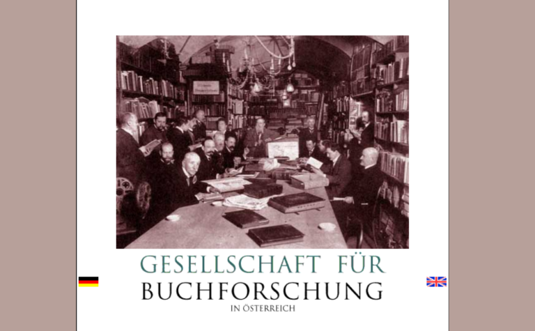 Die Homepage der Website der GfB bis 2026